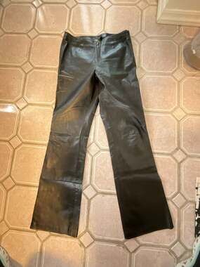 Harley-Davidson Women's Leather Motorcycle Pants Black Size 2
